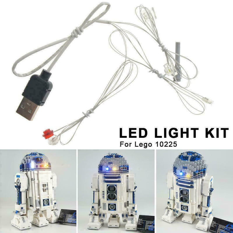 Assembled Building Block Lights For LEGO 10225 and R2-D2 05043 Lighting Mod E4U2