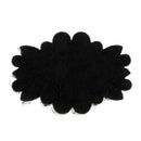 Beaded Rhinestones Eye Shape Patch Applique Sew on Garment Bag Decor Red