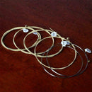 Set of 6 High Quality Bronze Acoustic Guitar Strings (Extra Light Gauge)