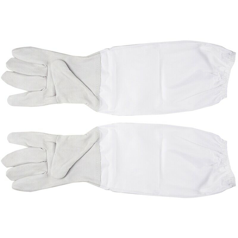 1 Pair of Gloves with Protective Sleeves ventilated Professional Anti Bee