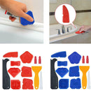 12pcs/Set Silicone Angle Scraper Caulking Glass Shovel Shovel Cleaning kjl