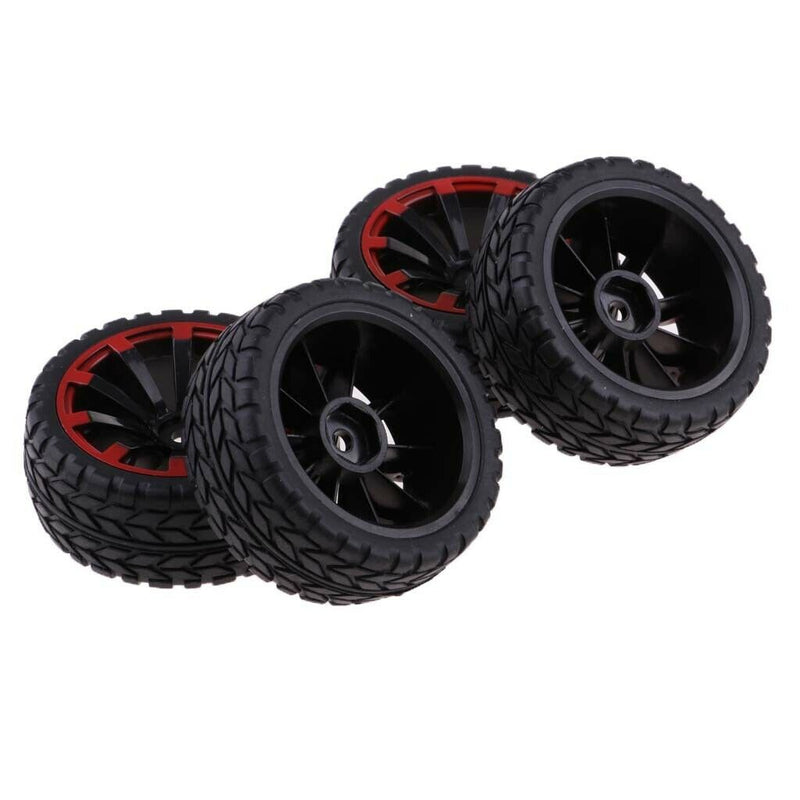 4pcs 65mm Rubber RC Car Wheel Rim Tyre for 1:10 HSP HPI Redcat RC Drift Car