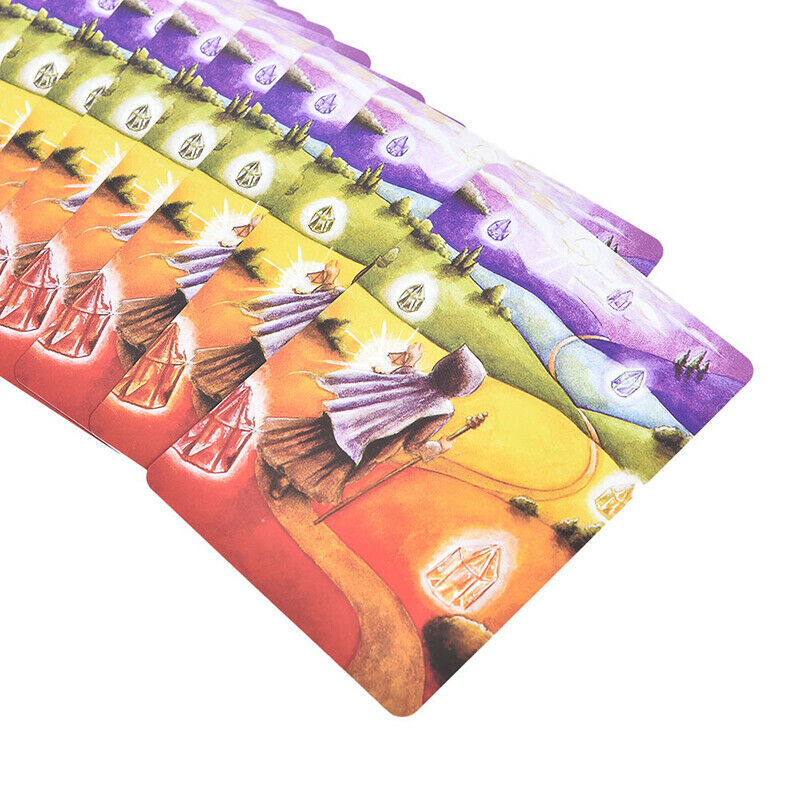 Chakra Wisdom Oracle Cards Deck English Tarot Cards Divination  Board GameB Ew