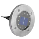 12 LED Solar Buried Light Path Way Waterproof Underground Lamp(1pc/White)