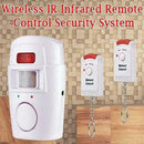 Sensor Motion Wireless Alarm With 2 Remote Controls Shed Garage Caravan W7L6