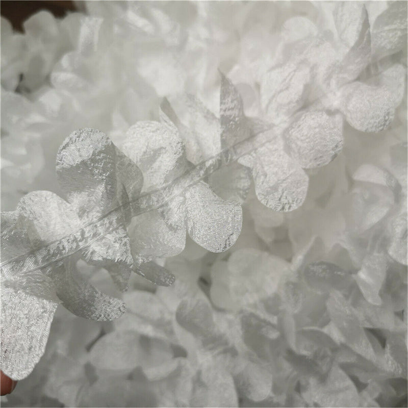 1 Yard White Trimming Lace Ruffle Frilly Ribbon Edging Pleated DIY Sewing Craft