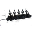 Dark Black Gothic Queens Flower Crown Hairband Headband Halloween Party Cost TE