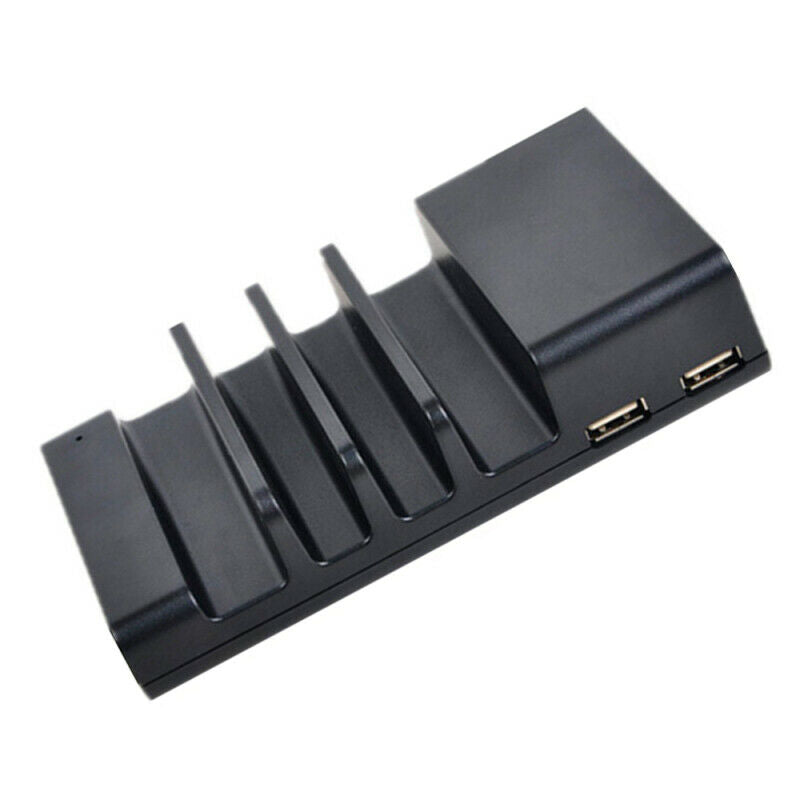 USB Charging Station 4 Port Dock Stand Desktop Multi Charger For Phone Tablet PC