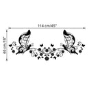 Removable Cute Black DIY Mural Butterfly Home Wall Art Decor Decals Stickers