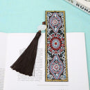 DIY Special Shaped Diamond Painting Leather Tassel Bookmark Creative Gift