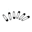 Metal Household Clothing Fastener Tool Clip Buttons Safety Pins 1000pcs Bla