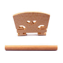 Violin Ebony Parts Set 4/4 Tuning Pegs with Chinrest Endpin Tailpiece Bridge