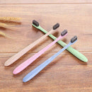 10pcs Portable Toothbrush Bathroom Accessory Wheat Straw Travel Toothbrush