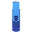 USB Mini Memory Stick 32GB USB 2.0 Memory Flash Drive OTG for Handy PC Blue