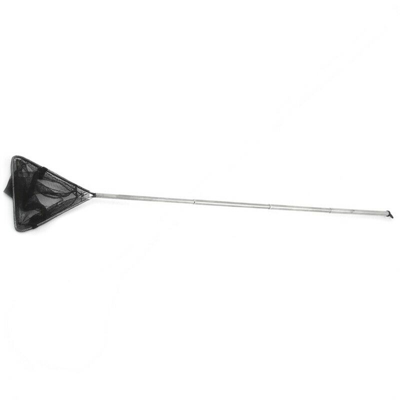 Triple-cornered Adjustable handle fishing net J4Y1