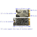 BCM94360CS2 BCM943224PCIEBT2 12+6 Pin WIFI wireless card module to NGFF M.2 BX