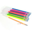 48pcs Glitter Gel Ink Pen Refills for Gel Pens, Highlighter Metallic Neon S