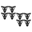 8Pieces Modern Metal Heavy-duty Hollow Out Sofa Cabinet Legs Furniture Legs