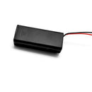 2 New 2 AAA 3A Battery 3V Holder Box Case with ON/OFF Switch Black High Quality