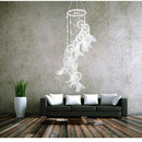 White Polycyclic Dream Catcher Feathers  Wall Hanging Home Car Decor