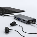 Docking Station with Type C Plug HDMI VGA USB3.0 Audio Power  Hub f