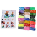 Mixed Colour 24 Soft Sculpey Oven Bake Polymer Clay Modelling Moulding Bloc