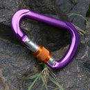 Nut lock Auto Lock Carabiner Oval-Ring Hook Aviation Aluminum for Rock SWS