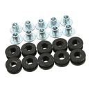 10x Motorcycle Rubber Grommets Bolt Pressure Relief Cushion Kit For Fairings