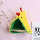 Bird Parrot Nest Soft Plush Bird Parrot Hammock Warm Hanging Bed For Pet CaS Hn
