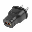Direct Charging DC 5V 1A USB Charger Adapter Cable Connector (Black US)