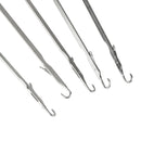5 Plastic Handle Latch Hook Crochet Needle Puller for Canvas Mats Rug Craft