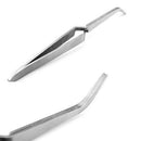 Chic Nail Art Curved Tweezer Rhinestones Picking Nipper Stainless Steel Tool ME