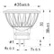MR11 3W Downlight Bulb LED Spotlight Lamp Globe Light Replacement Hotel Halls