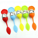 Silicone Stainless Steel Leaf Tea Strainer Teaspoon Infuser Ball Spice Filt