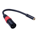 0.2Mx3.5mm Male XLR Female Stereo Plug Audio Adapter Cable for 1/8 Inch TRS