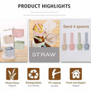 4Pcs Spice Jar Seasonings Containers Flavor Condiments Storage Box With Hol J2M3