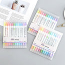 12pcs Mildliner Highlighter Pen Double Headed Fluorescent Marker Drawing