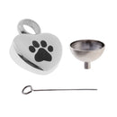 Heart Shape Pet Urn Cremation Pendant Ashes Memorial With Filling Kit Unisex