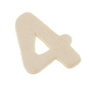 120x Wooden Numbers Scrapbooking Embellishment Card Making Craft Kids Toys