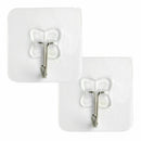 2X Suction Cup Shower Towel Home Bathroom Kitchen Wall Door Hooks Hanger Useful