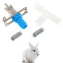 5X Double spring Automatic Nipple Water Feeder Drinker Waterer For Rabbit OZ