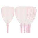 6x Plastic Cutting Hairspray Masks Cosmetic Facial Eyes Guard Shields Pink