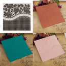 rose Embossing folders Plastic Embossing Folder For Scrapbooking DIY card JR