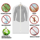 Moth Proof Garment Bags,Garment Cover,8 Pack Clear Garment Bags,Hanging Gar A7H7