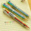 6-Farben Ballpoint Pen blue, red, green, purple, orange ~ + I1E4 black Mult C1T2