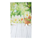 3x5ft (90x150cm) Easter Photo Studio Background Basket Colorful Eggs Photog