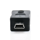 Black Micro USB Female to Mini USB Male Adapter Charger Converter Adaptor Simple