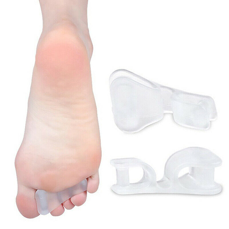 1 Pair Silicone Toe Separator Spreader Correction Pain Relief Hallux ValgusB Ew