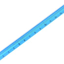 Creative Three Edged Ruler Triangular Scale Clear Crystal Measuring Ruler ^