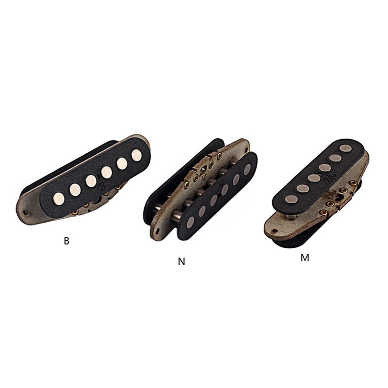 Pack of 3 Alnico 5 Single Coil Electric Guitar Pickup Neck Middle Bridge Pickup